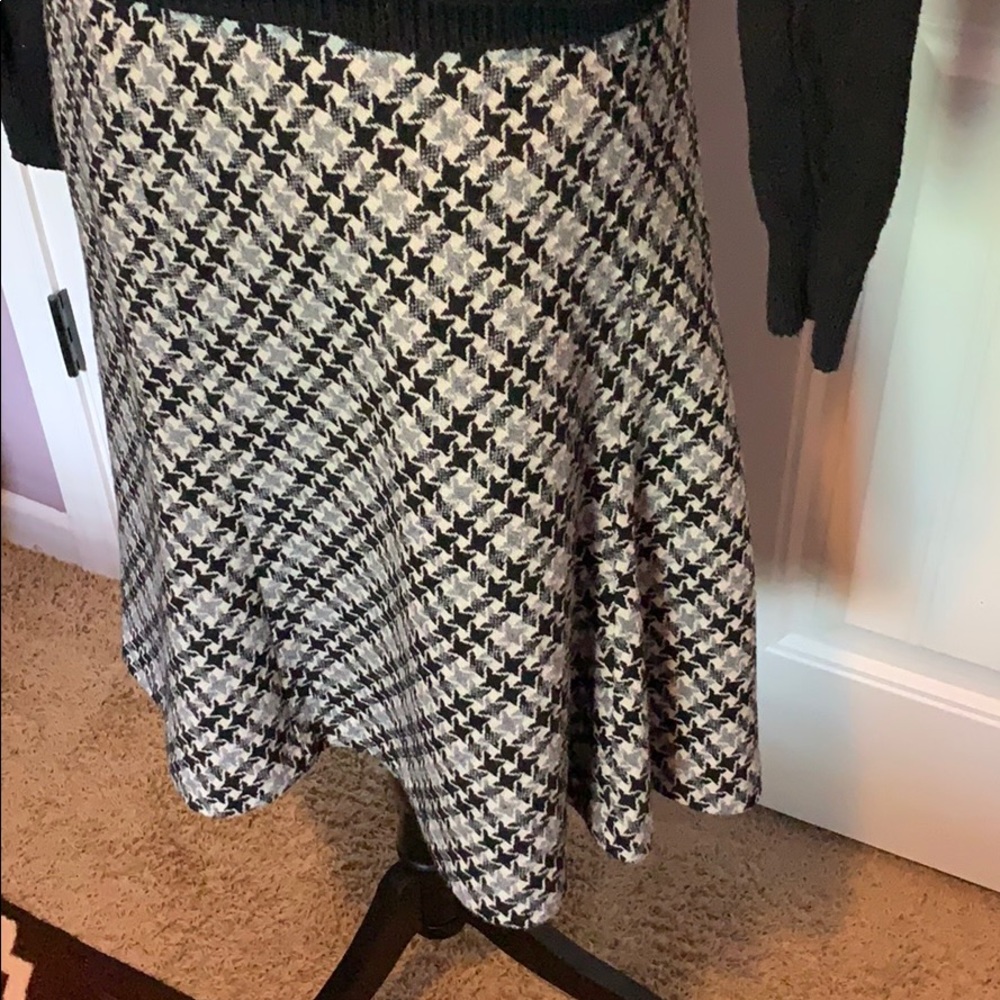 Super Cute Loft Vintage A-Line Plaid Skirt.